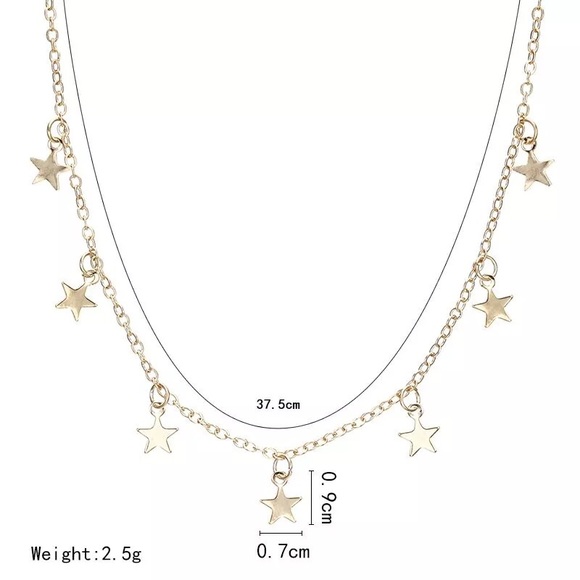 🛍NEW⚡️ GOLD STAR Choker ⚡️ summer trend - Picture 3 of 4